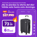 Valija Mediana Rígida con 4 Ruedas 360°